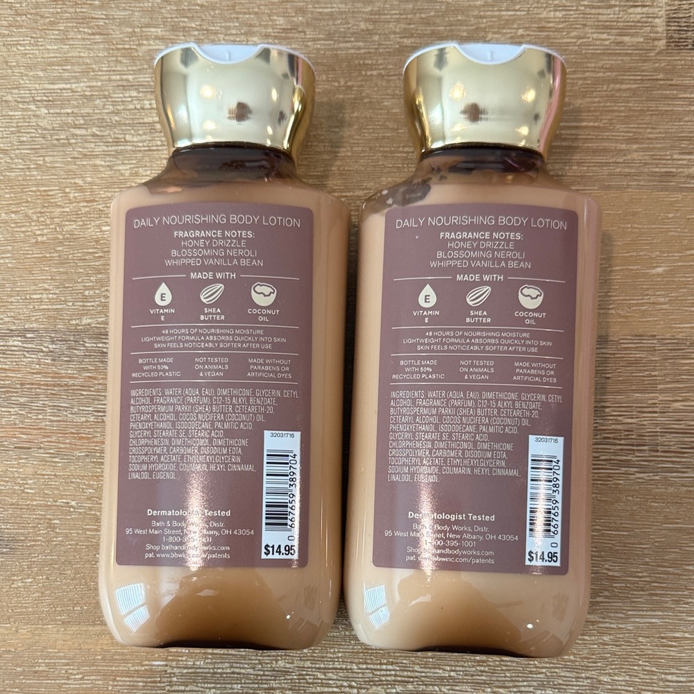 Bath & Body Works Whipped Honey & Vanilla Body Lotion - Brand New - Picture 2 of 6